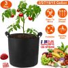 3 Pack Plant Grow Bags Potato Vegetable Planter Bags Breathable Planting Fabric Pots 3Gallons