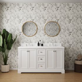 Vanity Sink Combo featuring a Marble Countertop, Bathroom Sink Cabinet