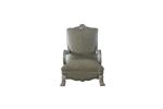 ACME Dresden Accent Chair, Vintage Bone White & PU 58172