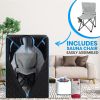 Portable Half body Black Steam Sauna Tent for Personal Relaxation