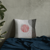 Premium Geometric Abstract Throw Pillow